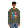 Psychedelic Tentacle Citrus Crewneck Sweatshirt
